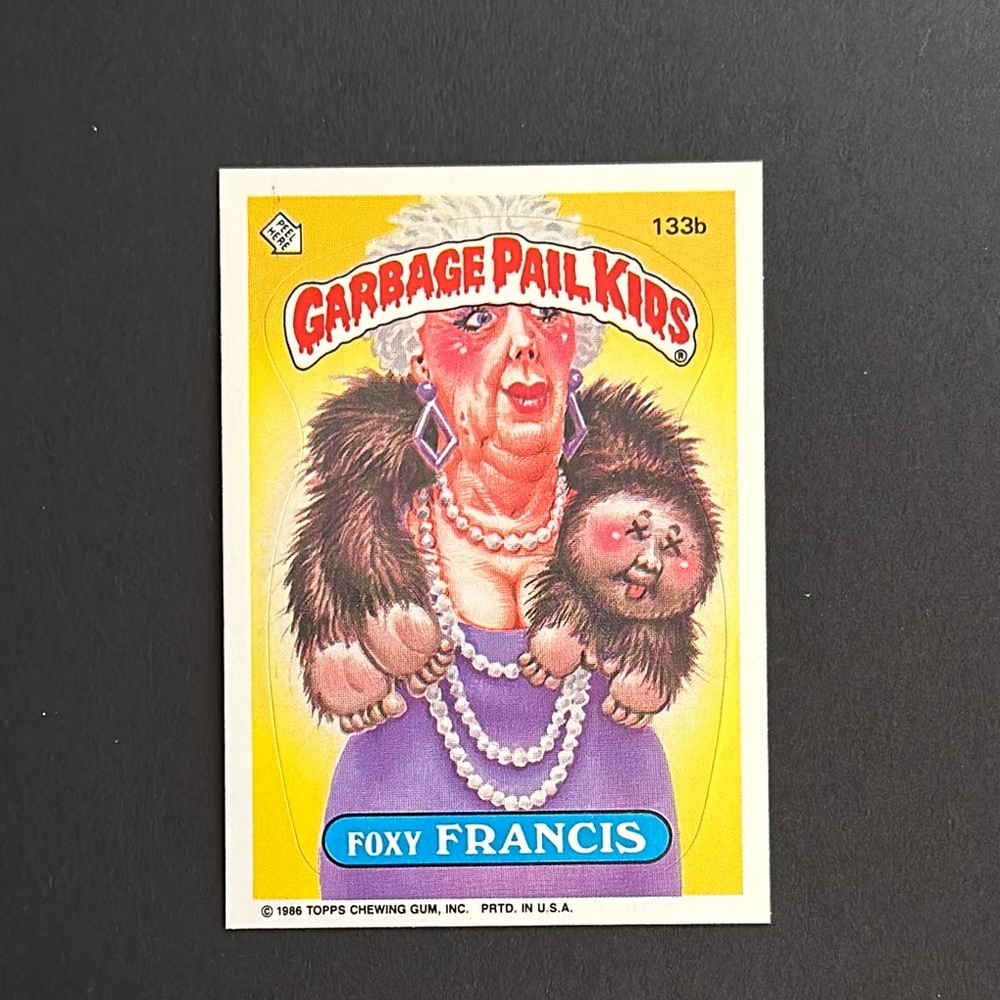 Garbage Pail Kids Foxy Francis Trading Card
